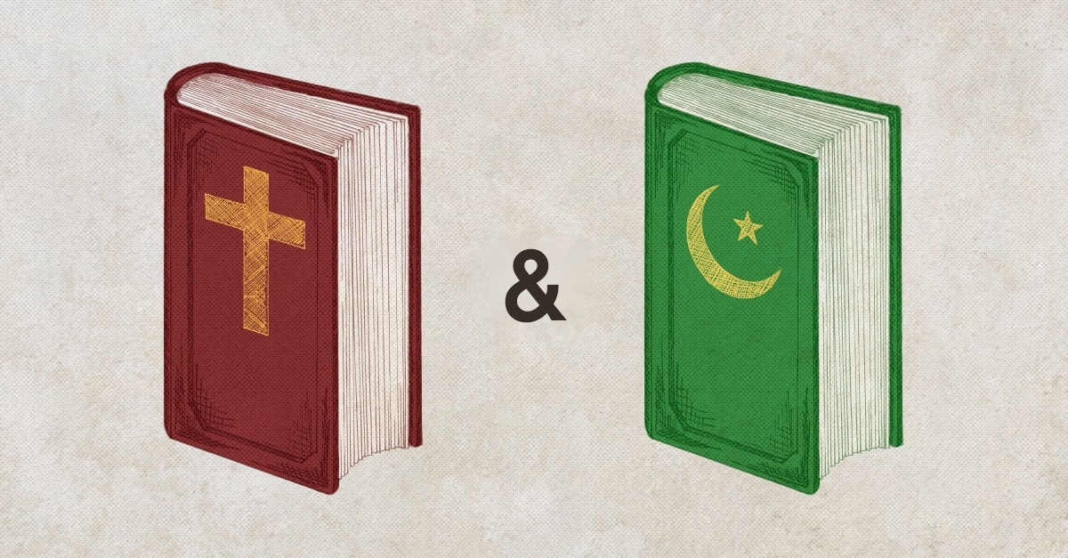 De Bijbel en de Koran naast elkaar De Bijbel en de Koran naast elkaar